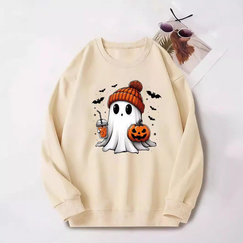 Dam sweatshirt med Halloween-motiv Mirla-Eva Jonsson