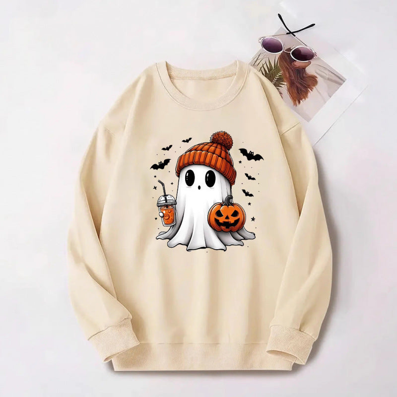 Dam sweatshirt med Halloween-motiv Mirla-Eva Jonsson