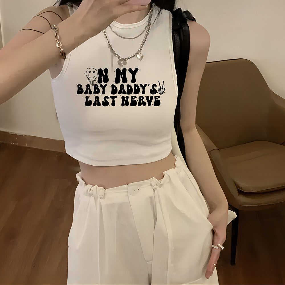 Dam t-shirt med kreativt citat och avslappnad passform Mirla-Eva Jonsson