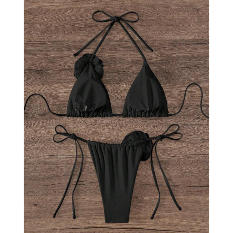 Dam triangel-bikini med lekfull design och justerbara remmar Mirla-Eva Jonsson