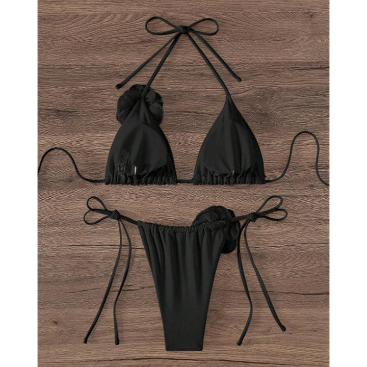 Dam triangel-bikini med lekfull design och justerbara remmar Mirla-Eva Jonsson
