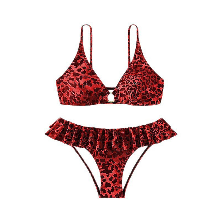 Dam triangel-bikini med modeinspirerad volangdetalj Mirla-Eva Jonsson