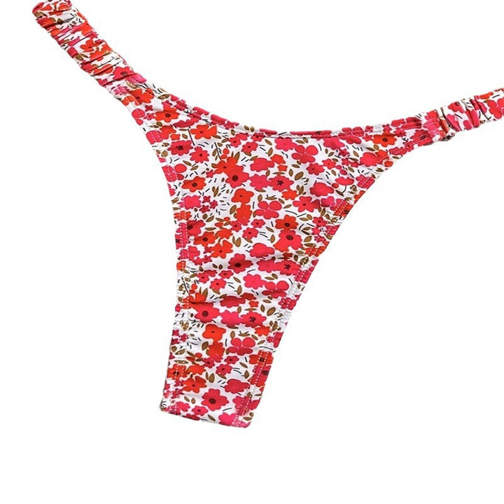Dam triangulär bikini med blommönster och justerbara band Mirla 1778573308-Eva Jonsson