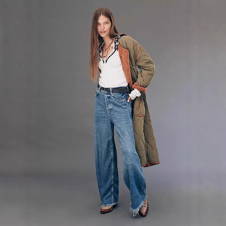 Dam wide High-Waist jeans Mirla-Eva Jonsson