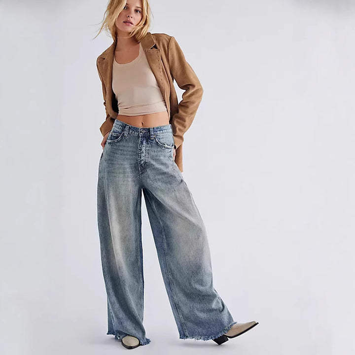 Dam wide High-Waist jeans Mirla-Eva Jonsson