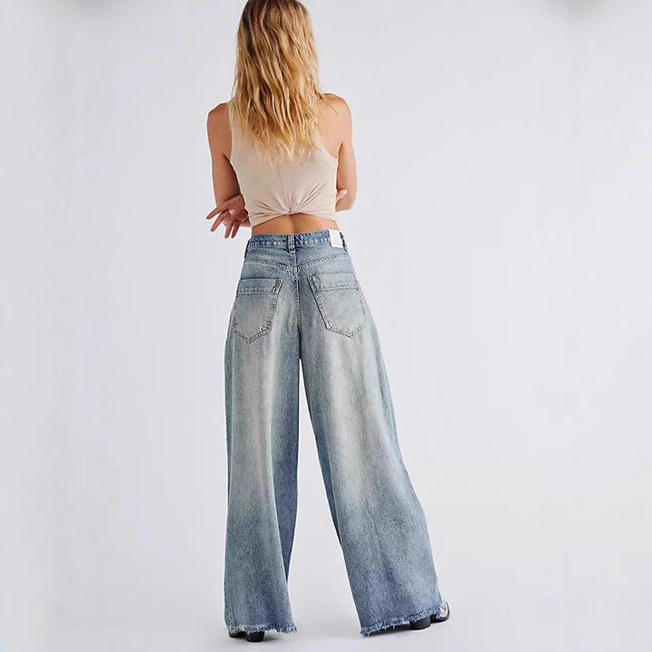 Dam wide High-Waist jeans Mirla-Eva Jonsson