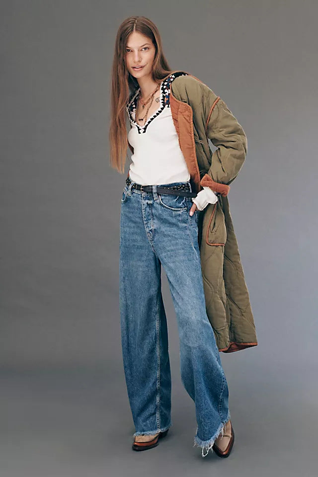 Dam wide High-Waist jeans Mirla-Eva Jonsson