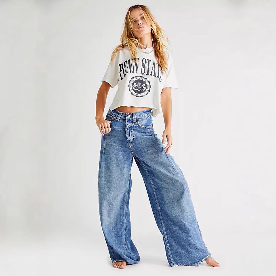Dam wide High-Waist jeans Mirla-Eva Jonsson