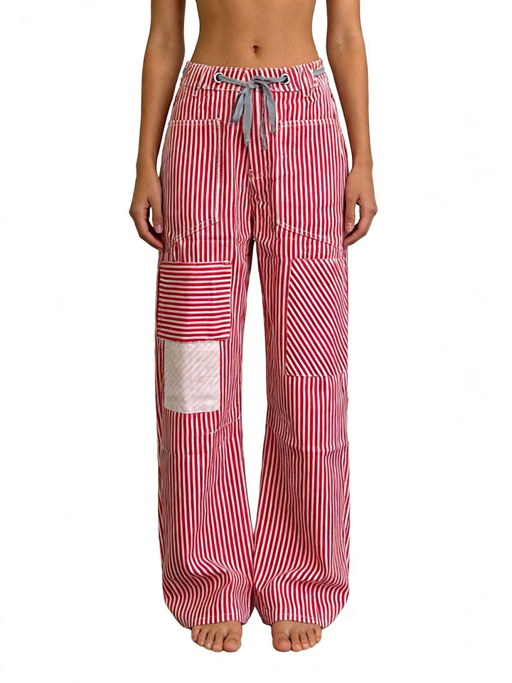 Dam wide cargo pants with practical pockets and unique design Mirla-Eva Jonsson