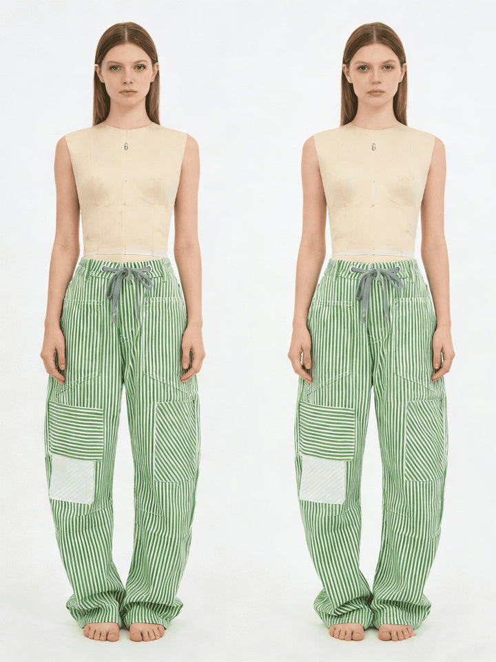 Dam wide cargo pants with practical pockets and unique design Mirla-Eva Jonsson