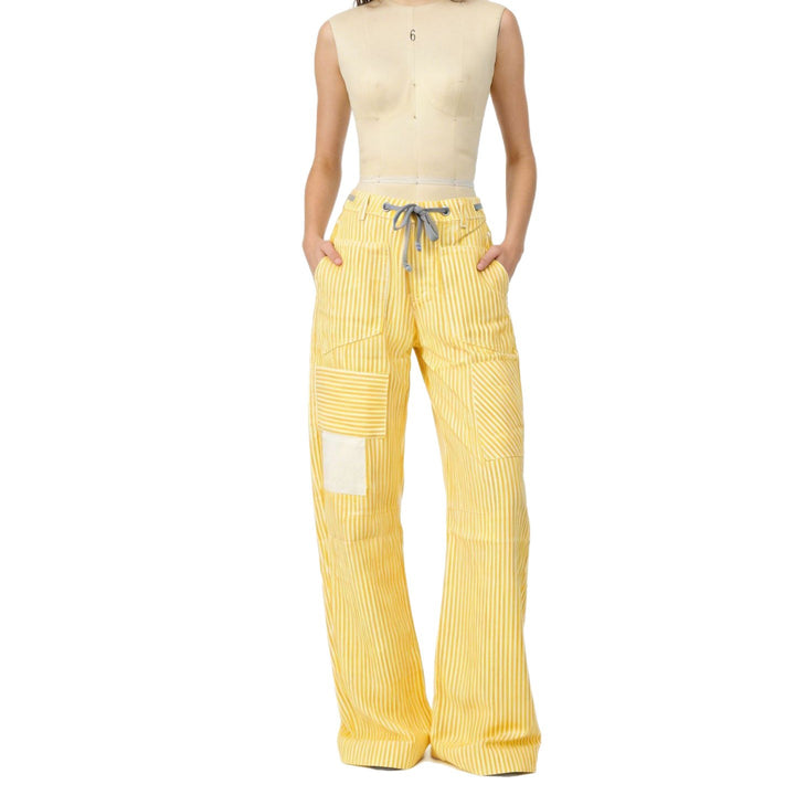 Dam wide cargo pants with practical pockets and unique design Mirla-Eva Jonsson