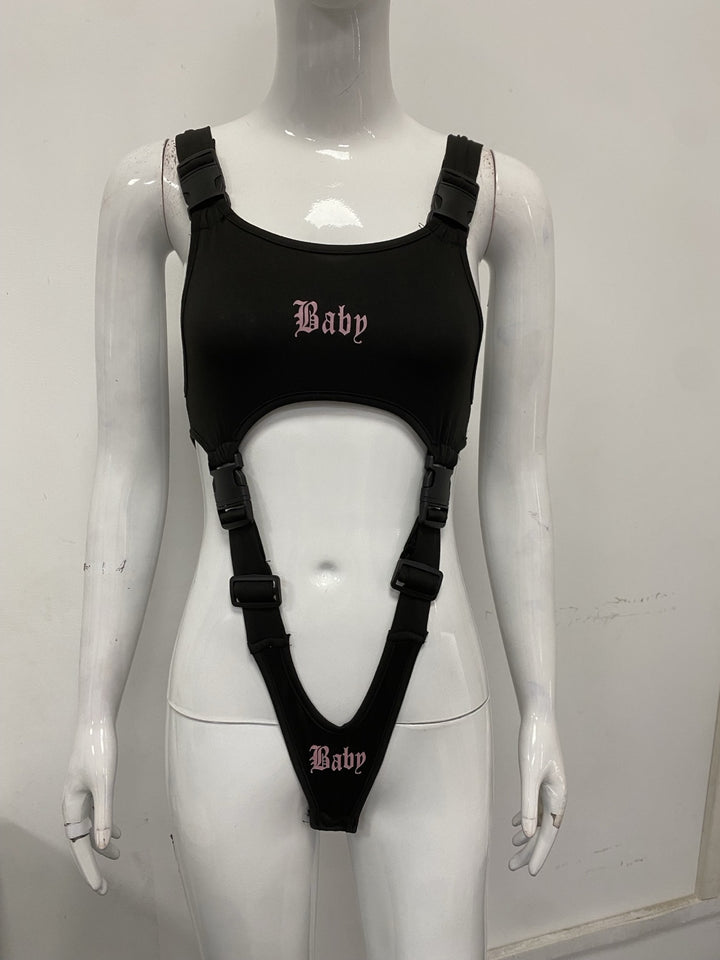 Dam wrap body med unikt design och justerbara band Mirla-Eva Jonsson