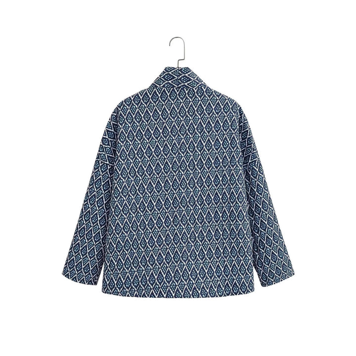 Damar Kimono-jacka med elegant mönster och lös passform Mirla-Eva Jonsson