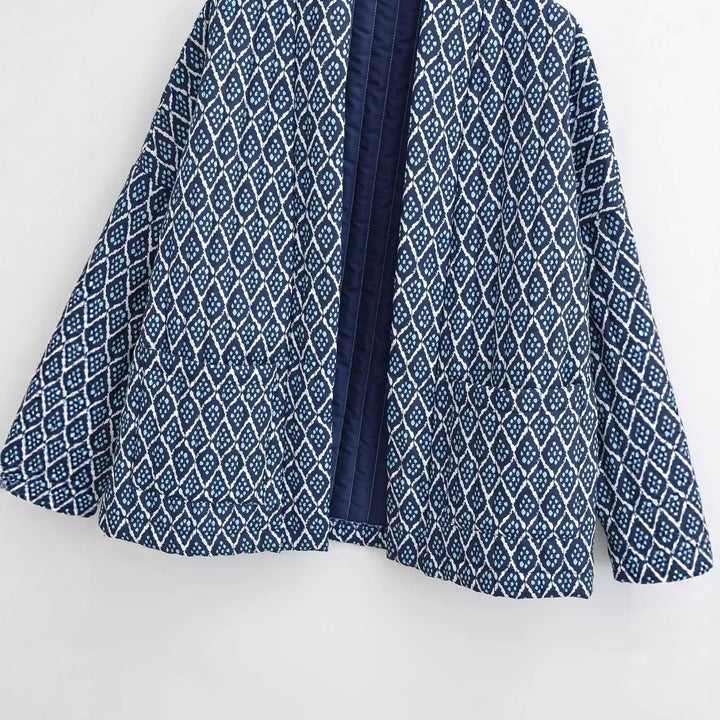Damar Kimono-jacka med elegant mönster och lös passform Mirla-Eva Jonsson