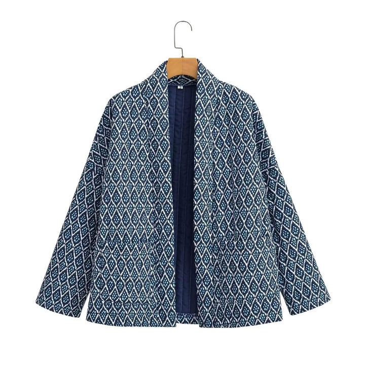 Damar Kimono-jacka med elegant mönster och lös passform Mirla-Eva Jonsson