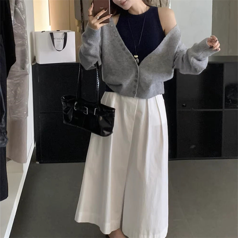Damarnas lösa stickade cardigan Mirla-Eva Jonsson