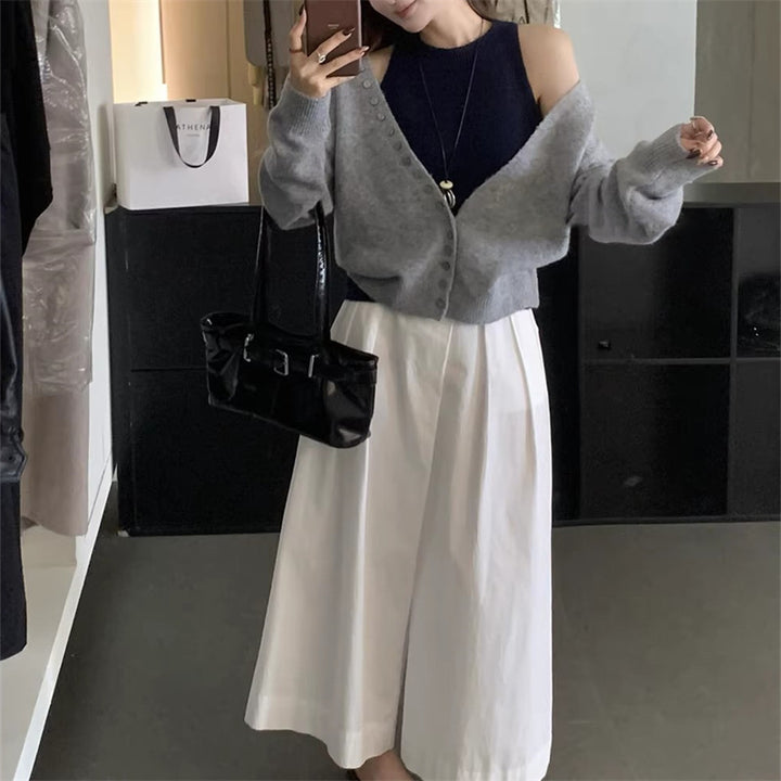 Damarnas lösa stickade cardigan Mirla-Eva Jonsson