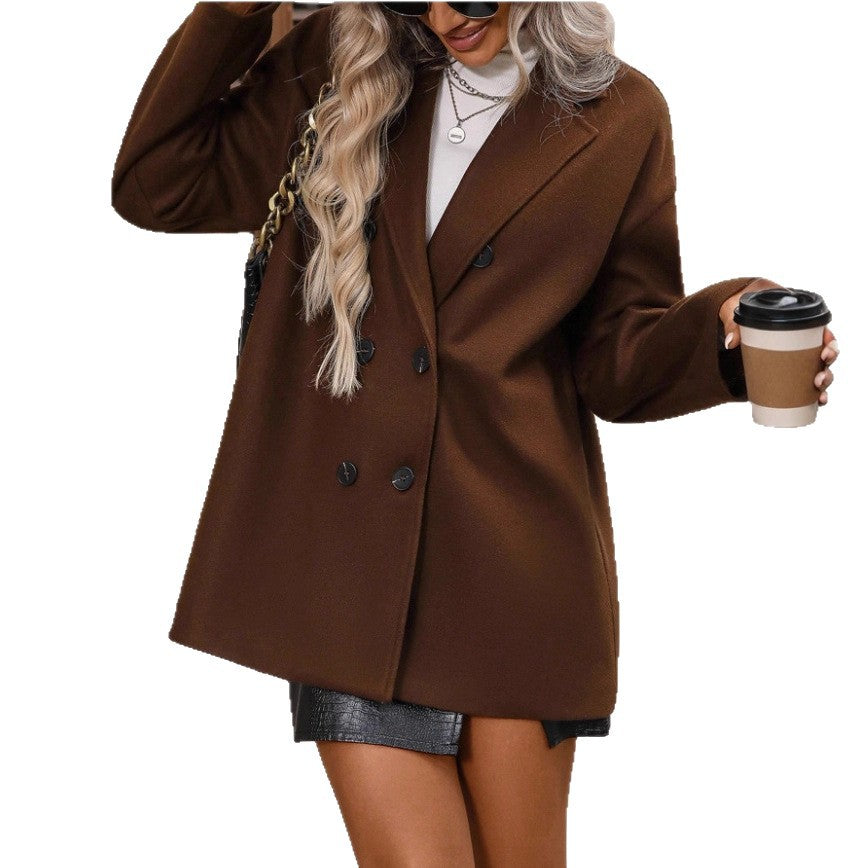 Damarnas oversized trendiga blazer gjord av mjukt material Mirla-Eva Jonsson