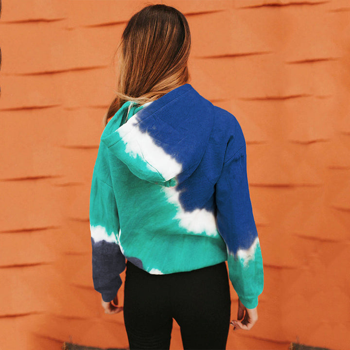 Damars Oversized Hoodie med Modernt Tie-Dye Design Mirla-Eva Jonsson