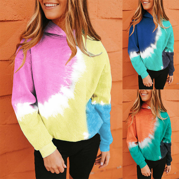 Damars Oversized Hoodie med Modernt Tie-Dye Design Mirla-Eva Jonsson