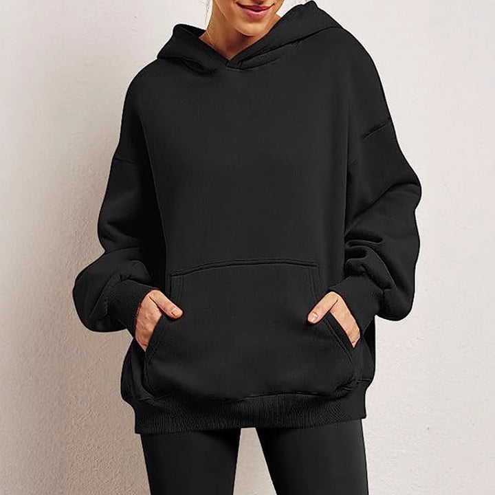 Damask bekväm hoodie Mirla-Eva Jonsson