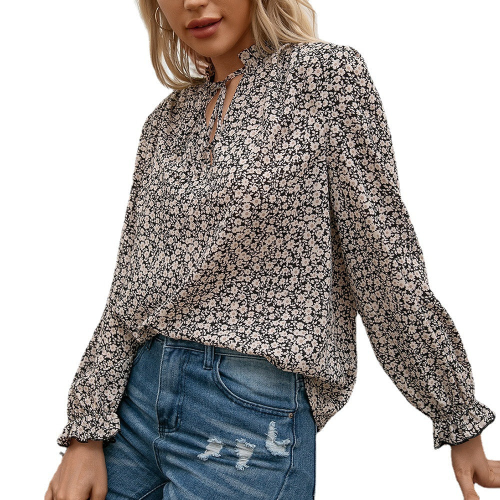 Damblus med blommönster Eva Jonsson-Eva Jonsson