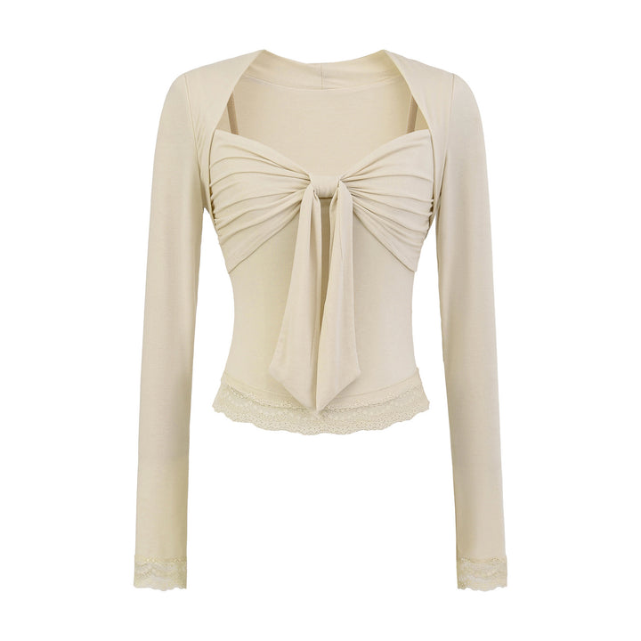 Damblus med dekorativt slips-design Mirla-Eva Jonsson