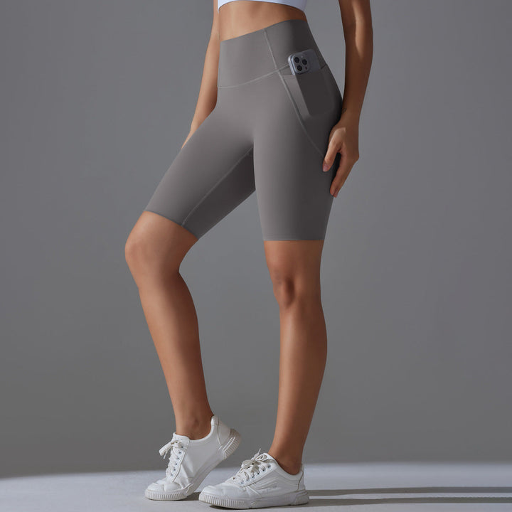 Damcykling-shorts med hög midja och praktiska sidofickor Mirla-Eva Jonsson