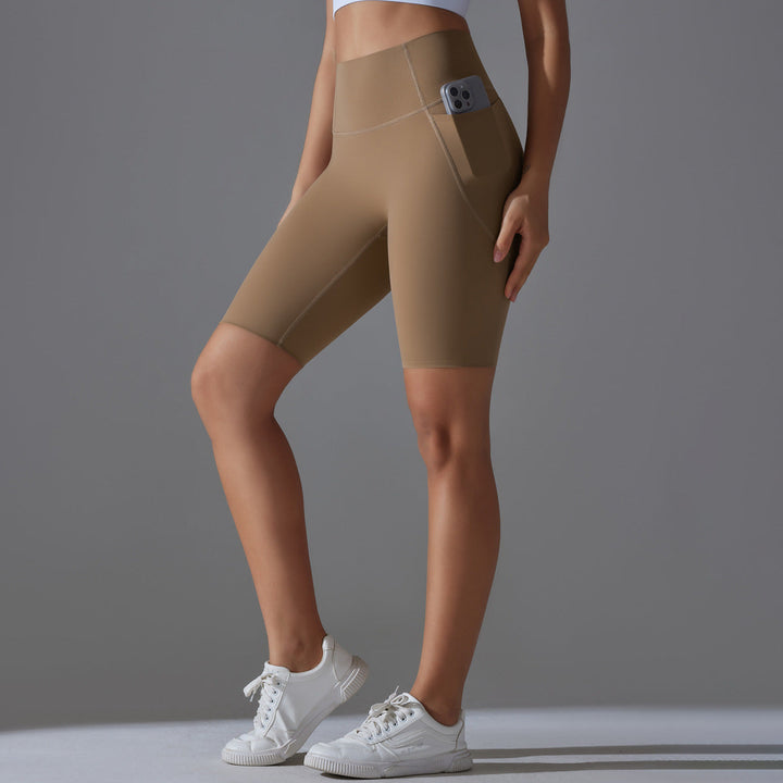 Damcykling-shorts med hög midja och praktiska sidofickor Mirla-Eva Jonsson