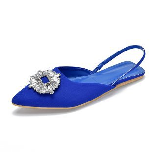 Damd Slingback skor med glittrande smycke detalj Mirla-Eva Jonsson