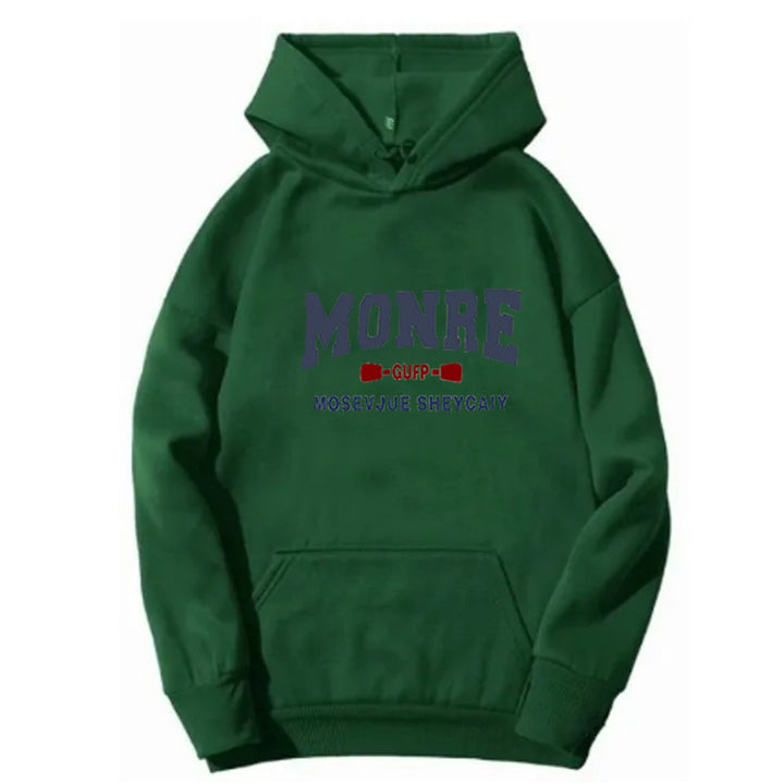 Damd hoodie med stiliga bokstäver Mirla-Eva Jonsson