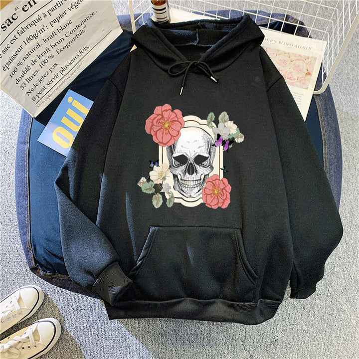 Damdammare med kreativt skalle- och blommönster Mirla-Eva Jonsson