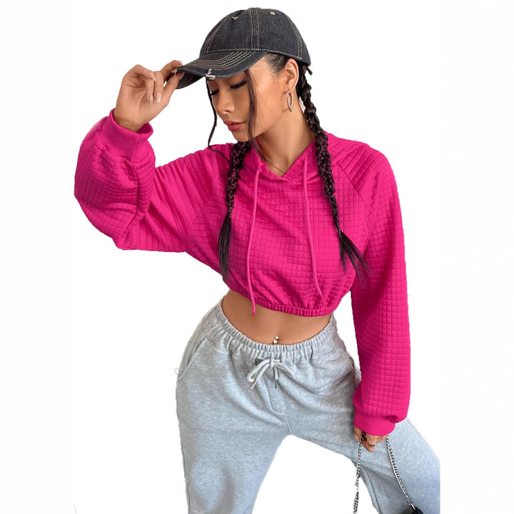 Damdressad hoodie med texturerad design Mirla-Eva Jonsson