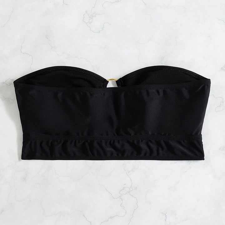 Dame Bandeau-top med dekorativ ring Mirla-Eva Jonsson