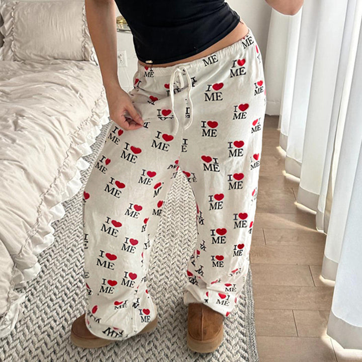 Dame Bekväm Lounge-byxor med unik design Mirla-Eva Jonsson