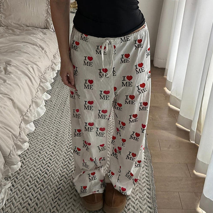 Dame Bekväm Lounge-byxor med unik design Mirla-Eva Jonsson