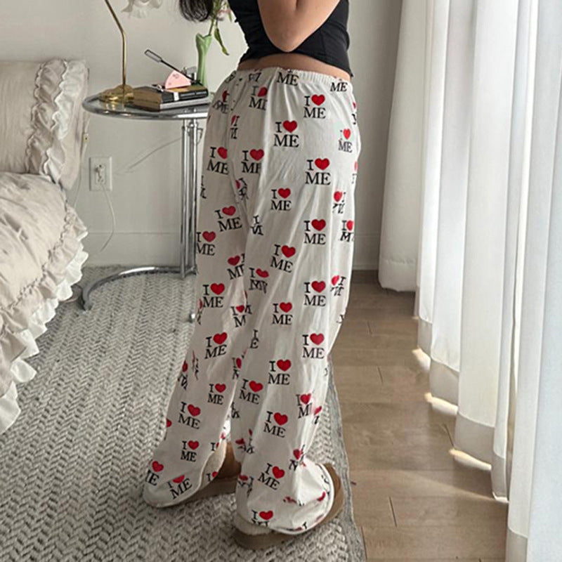 Dame Bekväm Lounge-byxor med unik design Mirla-Eva Jonsson
