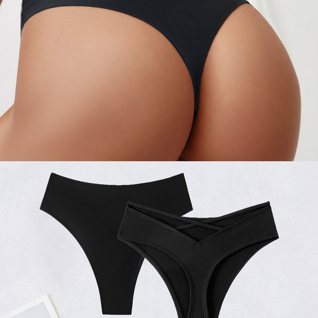 Dame Bikini-höga med justerbara X-banden och elegant design Mirla-Eva Jonsson
