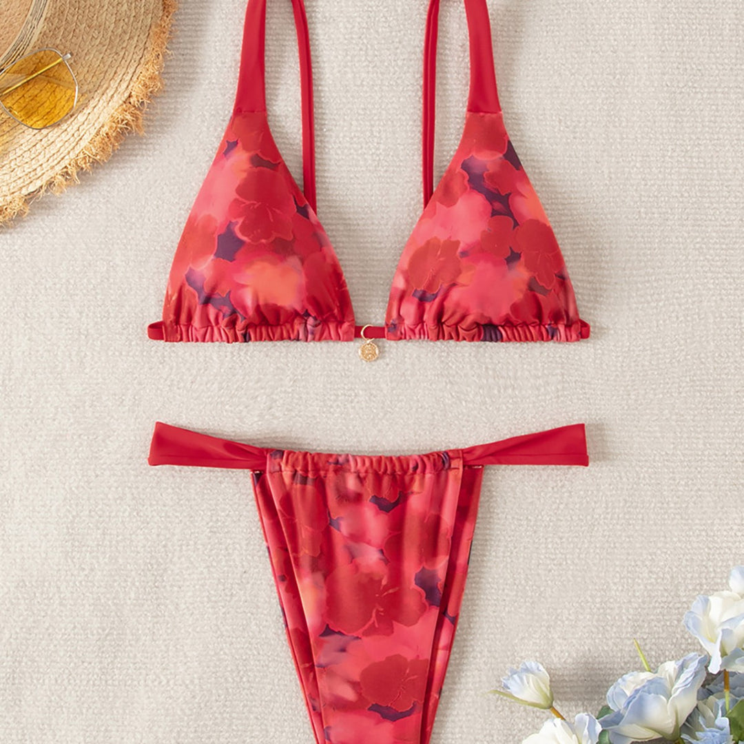 Dame Bikini-set med blommönster Mirla-Eva Jonsson