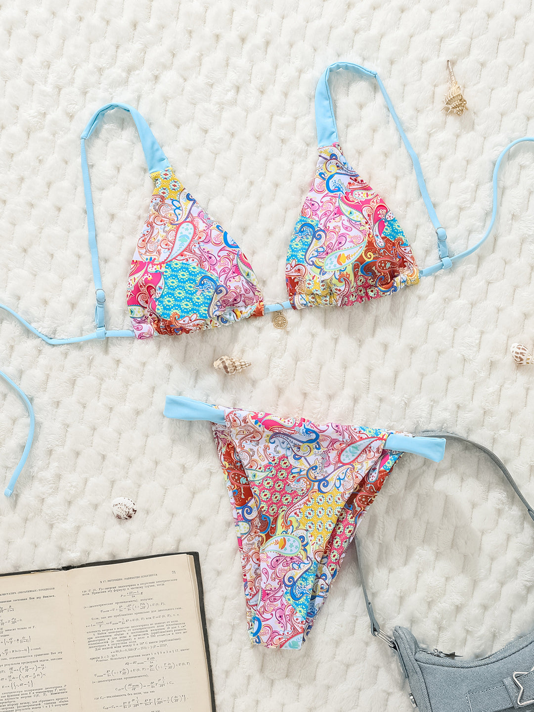 Dame Bikini-set med blommönster Mirla-Eva Jonsson