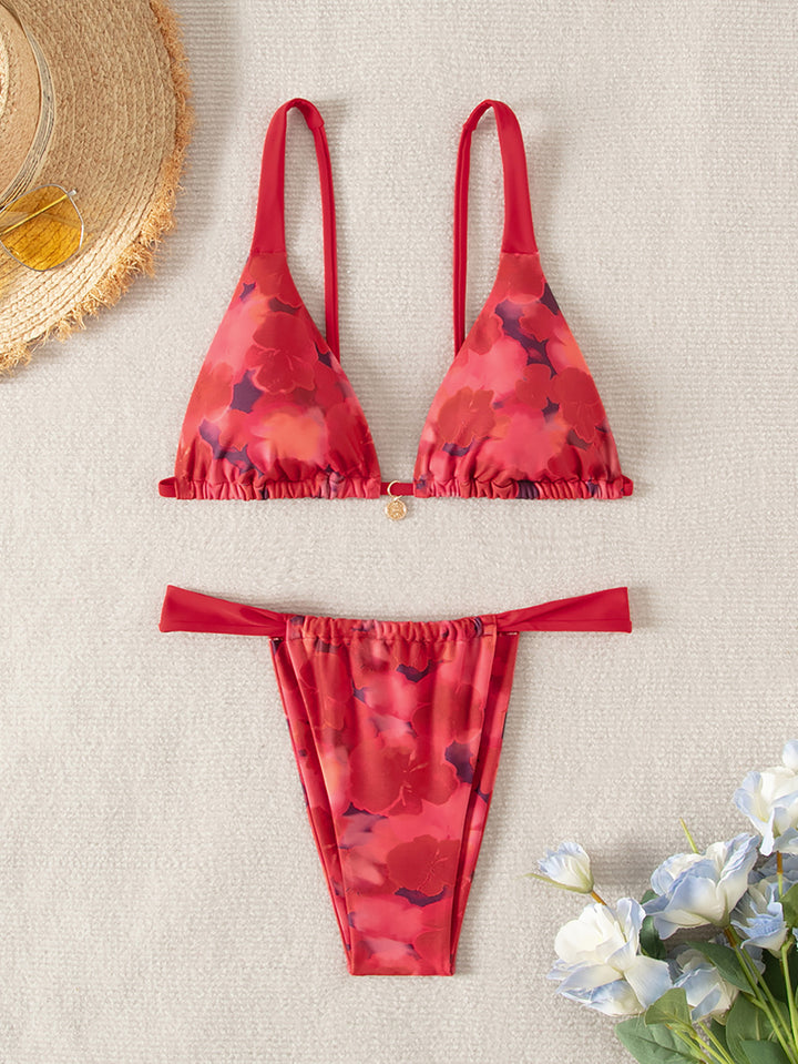 Dame Bikini-set med blommönster Mirla-Eva Jonsson
