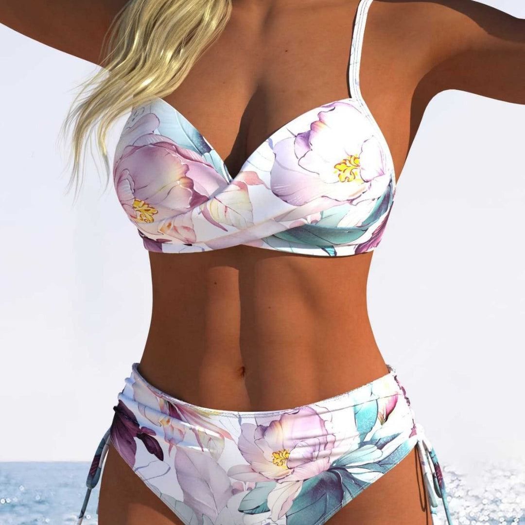 Dame Bikini-set med vadderad överdel och hög midja Mirla-Eva Jonsson