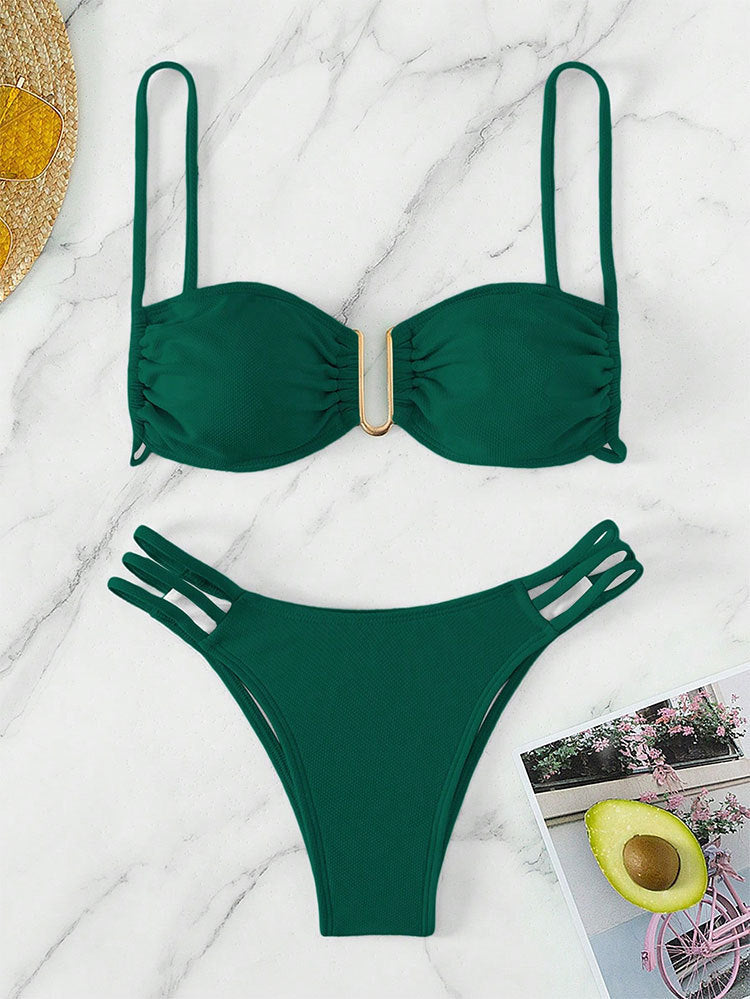 Dame Bikiniset med elegant stretchigt design och raffinerade detaljer Mirla-Eva Jonsson