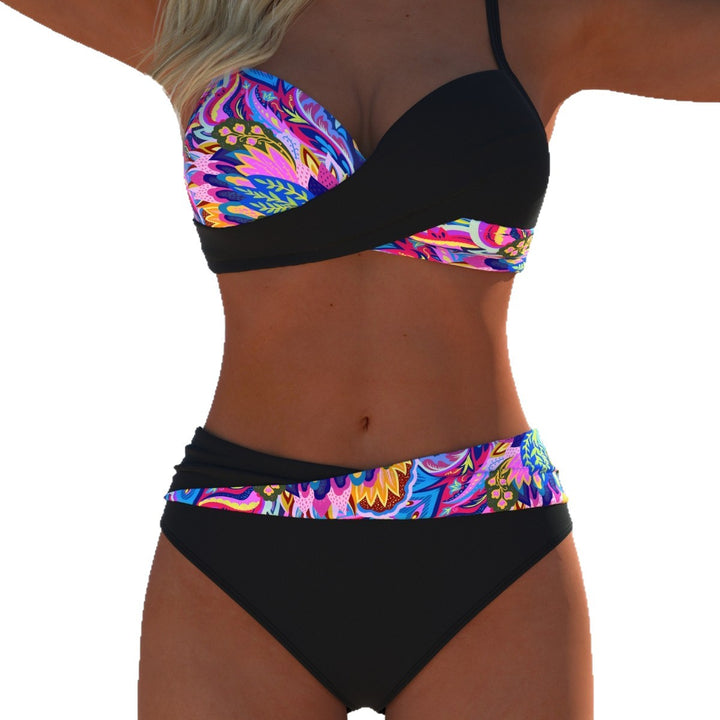 Dame Bikiniset med kreativt zebra-mönster och stiliga detaljer Mirla-Eva Jonsson