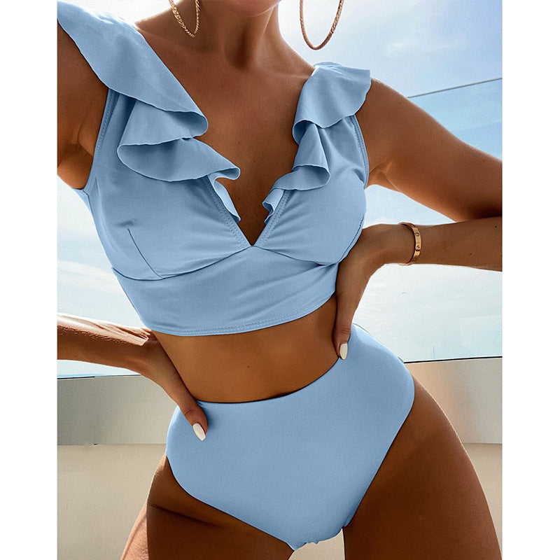 Dame Bikiniset med lekfulla volangdetaljer Mirla-Eva Jonsson