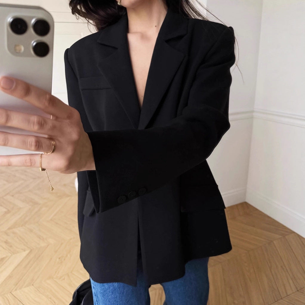 Dame Blazer med betont snitt och fickor Mirla-Eva Jonsson