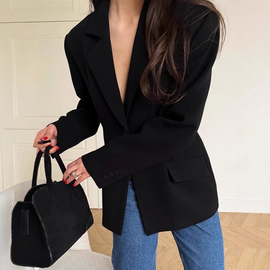 Dame Blazer med betont snitt och fickor Mirla-Eva Jonsson