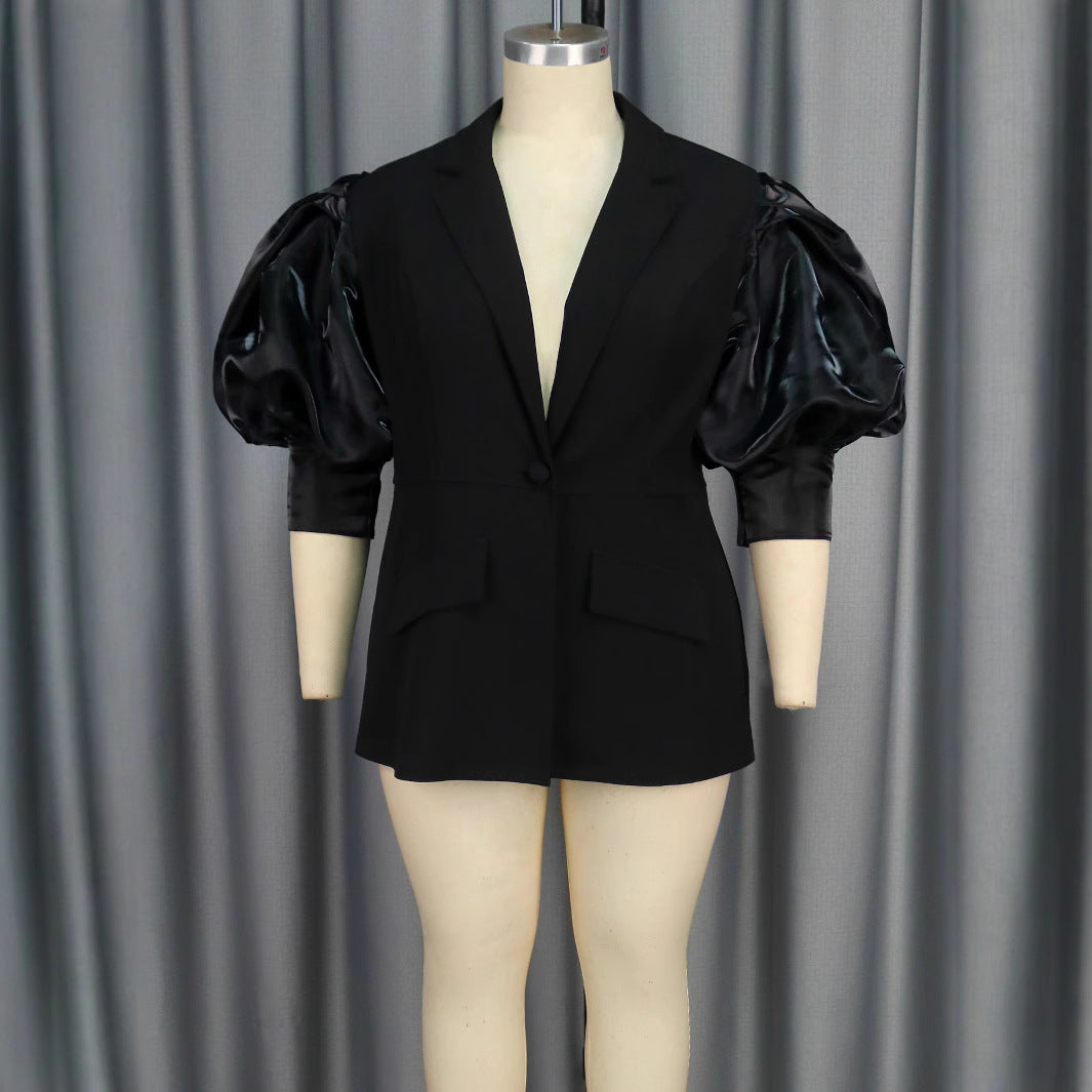 Dame Blazer med voluminösa puffärmar Mirla-Eva Jonsson