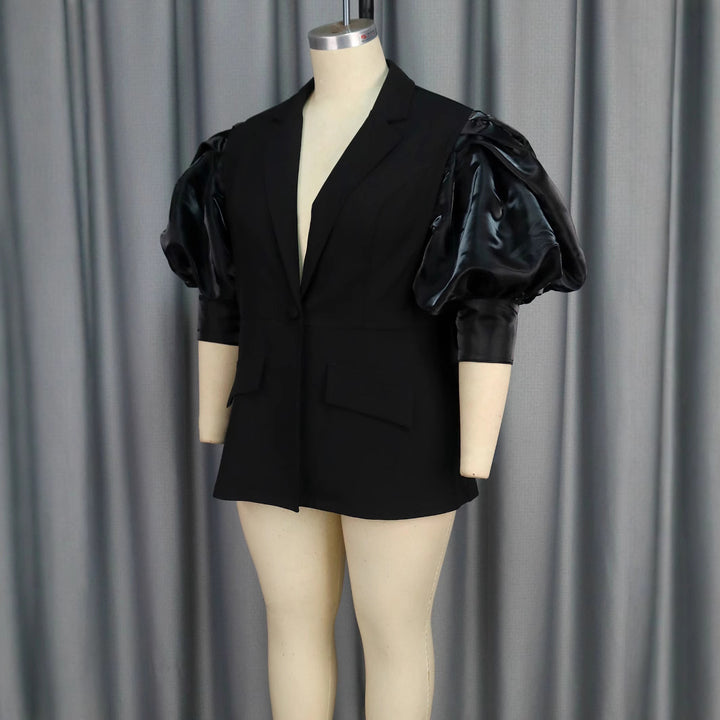 Dame Blazer med voluminösa puffärmar Mirla-Eva Jonsson