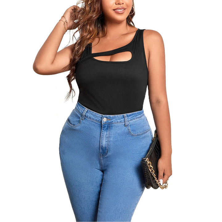 Dame Body med asymmetrisk cut-out och bekväm ormskrift Mirla-Eva Jonsson